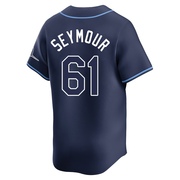 Ian Seymour Men's Tampa Bay Rays Away Jersey - Navy Limited