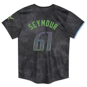 Ian Seymour Toddler Tampa Bay Rays 2024 City Connect Jersey - Charcoal Limited