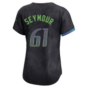 Ian Seymour Women's Tampa Bay Rays 2024 City Connect Jersey - Charcoal Limited