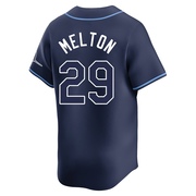 Jacob Melton Men's Tampa Bay Rays Away Jersey - Navy Limited
