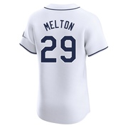 Jacob Melton Men's Tampa Bay Rays Home Jersey - White Elite
