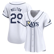 Jacob Melton Women's Tampa Bay Rays Home Jersey - White Limited