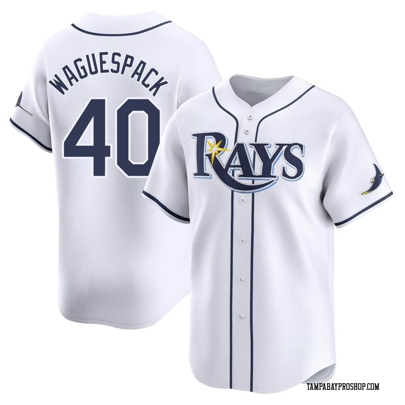 Jacob Waguespack Men's Tampa Bay Rays Home Jersey - White Limited