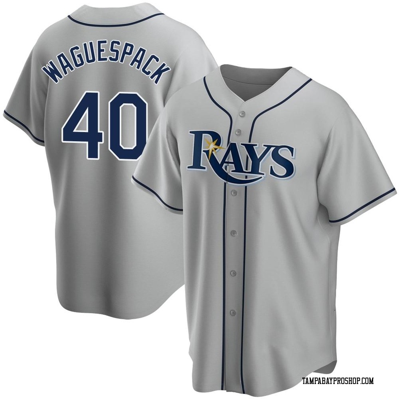 Jacob Waguespack Men's Tampa Bay Rays Road Jersey - Gray Replica