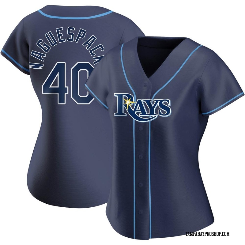 Jacob Waguespack Women's Tampa Bay Rays Alternate Jersey - Navy Authentic