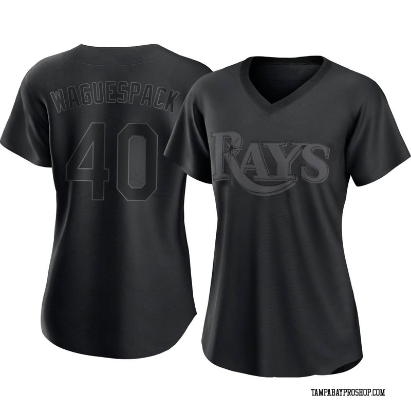 Jacob Waguespack Women's Tampa Bay Rays Pitch Fashion Jersey - Black Authentic