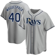 Jacob Waguespack Youth Tampa Bay Rays Road Jersey - Gray Replica