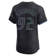 Jadher Areinamo Men's Tampa Bay Rays 2024 City Connect Jersey - Charcoal Elite