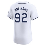 Jadher Areinamo Men's Tampa Bay Rays Home Jersey - White Elite