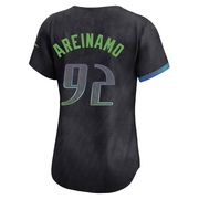 Jadher Areinamo Women's Tampa Bay Rays 2024 City Connect Jersey - Charcoal Limited