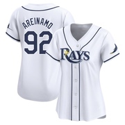Jadher Areinamo Women's Tampa Bay Rays Home Jersey - White Limited