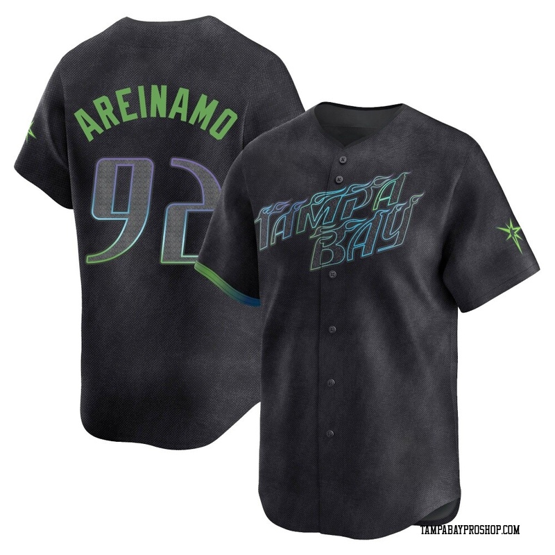 Jadher Areinamo Youth Tampa Bay Rays 2024 City Connect Jersey - Charcoal Limited