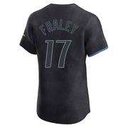 Jake Fraley Men's Tampa Bay Rays 2024 City Connect Jersey - Charcoal Elite