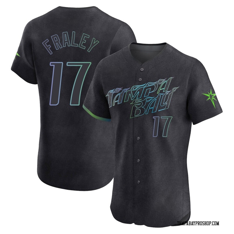 Jake Fraley Men's Tampa Bay Rays 2024 City Connect Jersey - Charcoal Elite