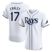 Jake Fraley Men's Tampa Bay Rays Home Jersey - White Elite