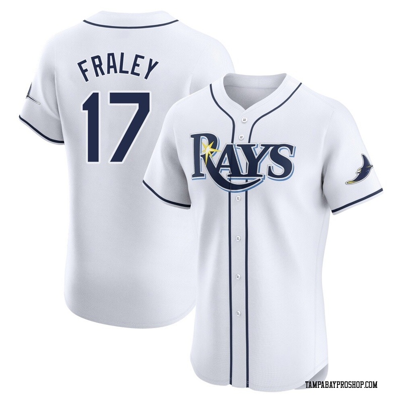 Jake Fraley Men's Tampa Bay Rays Home Jersey - White Elite