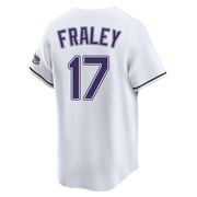 Jake Fraley Men's Tampa Bay Rays Throwback Cooperstown Jersey - White Limited