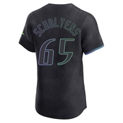 Jesse Scholtens Men's Tampa Bay Rays 2024 City Connect Jersey - Charcoal Elite