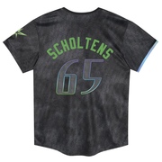 Jesse Scholtens Toddler Tampa Bay Rays 2024 City Connect Jersey - Charcoal Limited