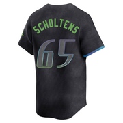 Jesse Scholtens Youth Tampa Bay Rays 2024 City Connect Jersey - Charcoal Limited