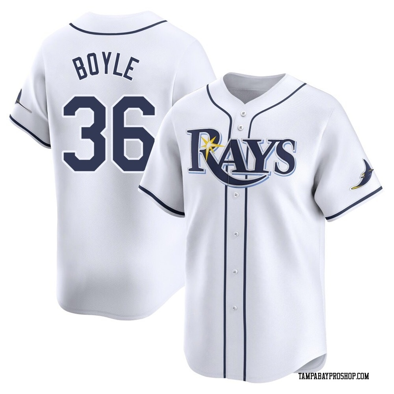Joe Boyle Youth Tampa Bay Rays Home Jersey - White Limited