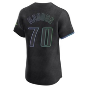 Joe Maddon Men's Tampa Bay Rays 2024 City Connect Jersey - Charcoal Elite