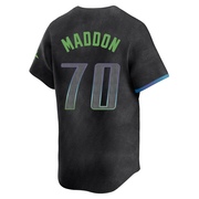Joe Maddon Men's Tampa Bay Rays 2024 City Connect Jersey - Charcoal Limited