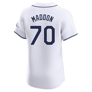 Joe Maddon Men's Tampa Bay Rays Home Jersey - White Elite