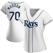 Joe Maddon Women's Tampa Bay Rays Home Jersey - White Authentic