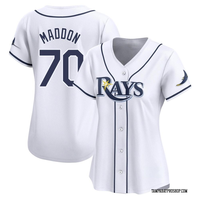 Joe Maddon Women's Tampa Bay Rays Home Jersey - White Limited