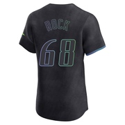Joe Rock Men's Tampa Bay Rays 2024 City Connect Jersey - Charcoal Elite