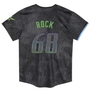 Joe Rock Toddler Tampa Bay Rays 2024 City Connect Jersey - Charcoal Limited