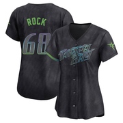 Joe Rock Women's Tampa Bay Rays 2024 City Connect Jersey - Charcoal Limited