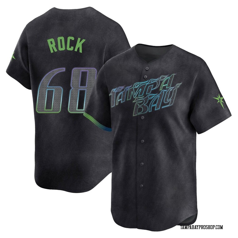 Joe Rock Youth Tampa Bay Rays 2024 City Connect Jersey - Charcoal Limited