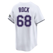 Joe Rock Youth Tampa Bay Rays Throwback Cooperstown Jersey - White Limited