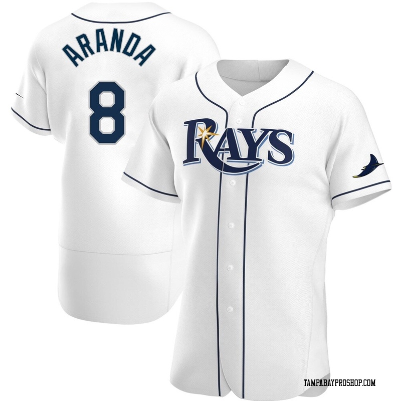 Jonathan Aranda Men's Tampa Bay Rays Home Jersey - White Authentic