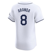 Jonathan Aranda Men's Tampa Bay Rays Home Jersey - White Elite