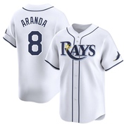Jonathan Aranda Men's Tampa Bay Rays Home Jersey - White Limited