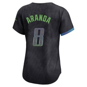 Jonathan Aranda Women's Tampa Bay Rays 2024 City Connect Jersey - Charcoal Limited