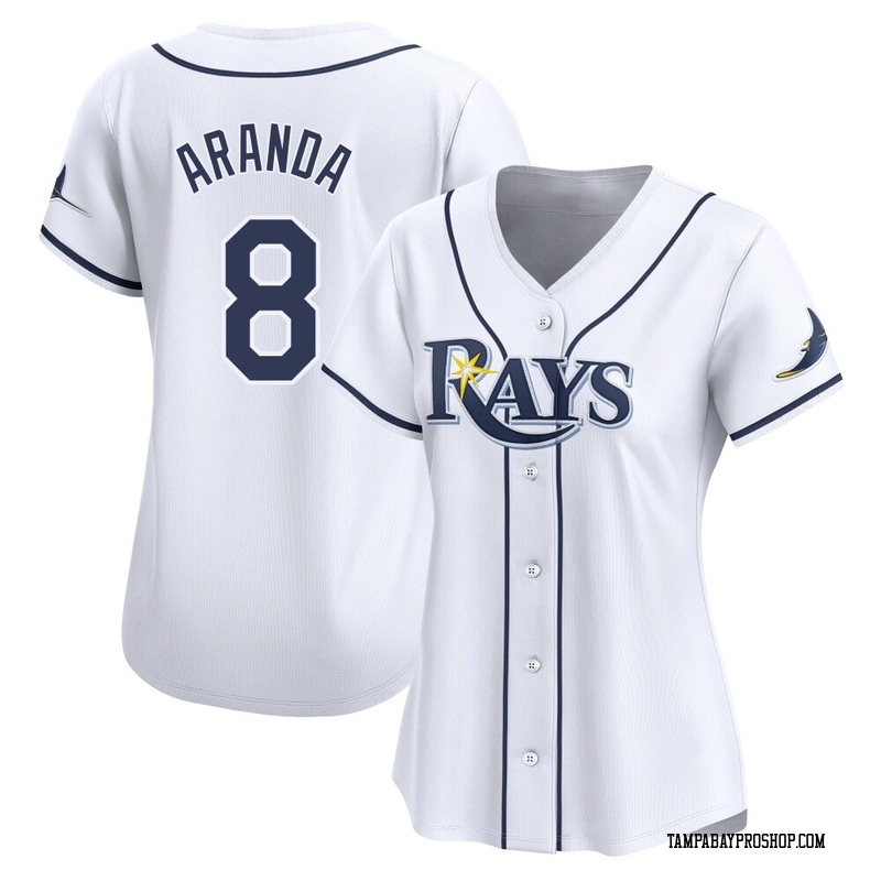 Jonathan Aranda Women's Tampa Bay Rays Home Jersey - White Limited