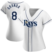 Jonathan Aranda Women's Tampa Bay Rays Home Jersey - White Replica