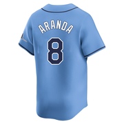 Jonathan Aranda Youth Tampa Bay Rays Alternate Jersey - Light Blue Limited