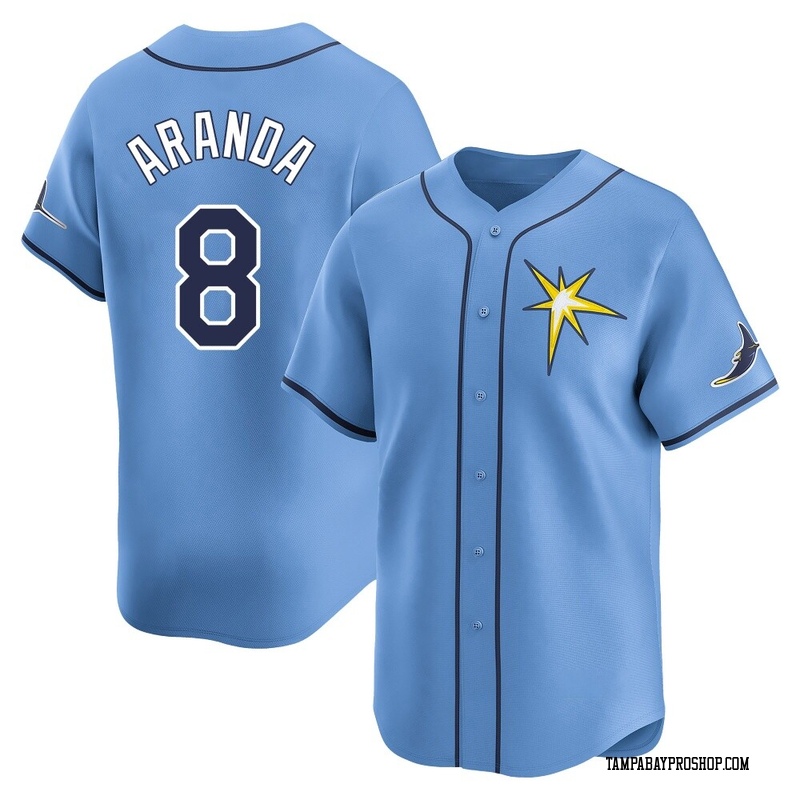 Jonathan Aranda Youth Tampa Bay Rays Alternate Jersey - Light Blue Limited