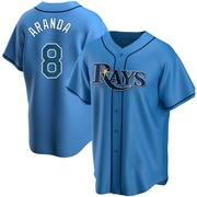 Jonathan Aranda Youth Tampa Bay Rays Alternate Jersey - Light Blue Replica