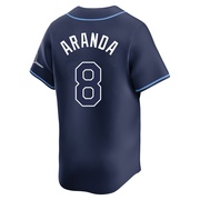 Jonathan Aranda Youth Tampa Bay Rays Away Jersey - Navy Limited
