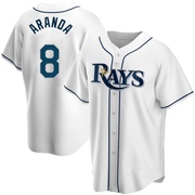 Jonathan Aranda Youth Tampa Bay Rays Home Jersey - White Replica