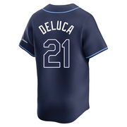 Jonny DeLuca Men's Tampa Bay Rays Away Jersey - Navy Limited