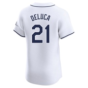 Jonny DeLuca Men's Tampa Bay Rays Home Jersey - White Elite
