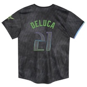 Jonny DeLuca Toddler Tampa Bay Rays 2024 City Connect Jersey - Charcoal Limited