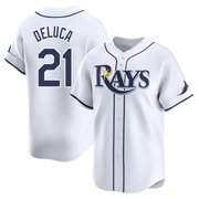 Jonny DeLuca Youth Tampa Bay Rays Home Jersey - White Limited